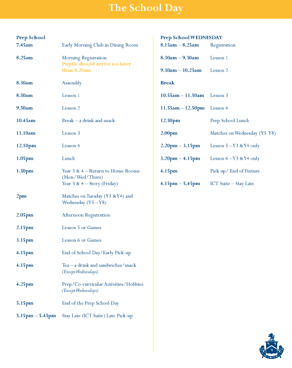 Term Dates | Dumpton School